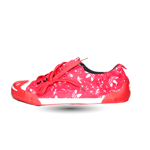 Basket adidas rouge